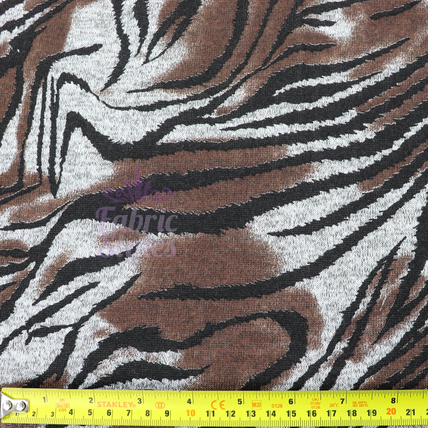 Zebra Tie Dye Loungewear Fabric