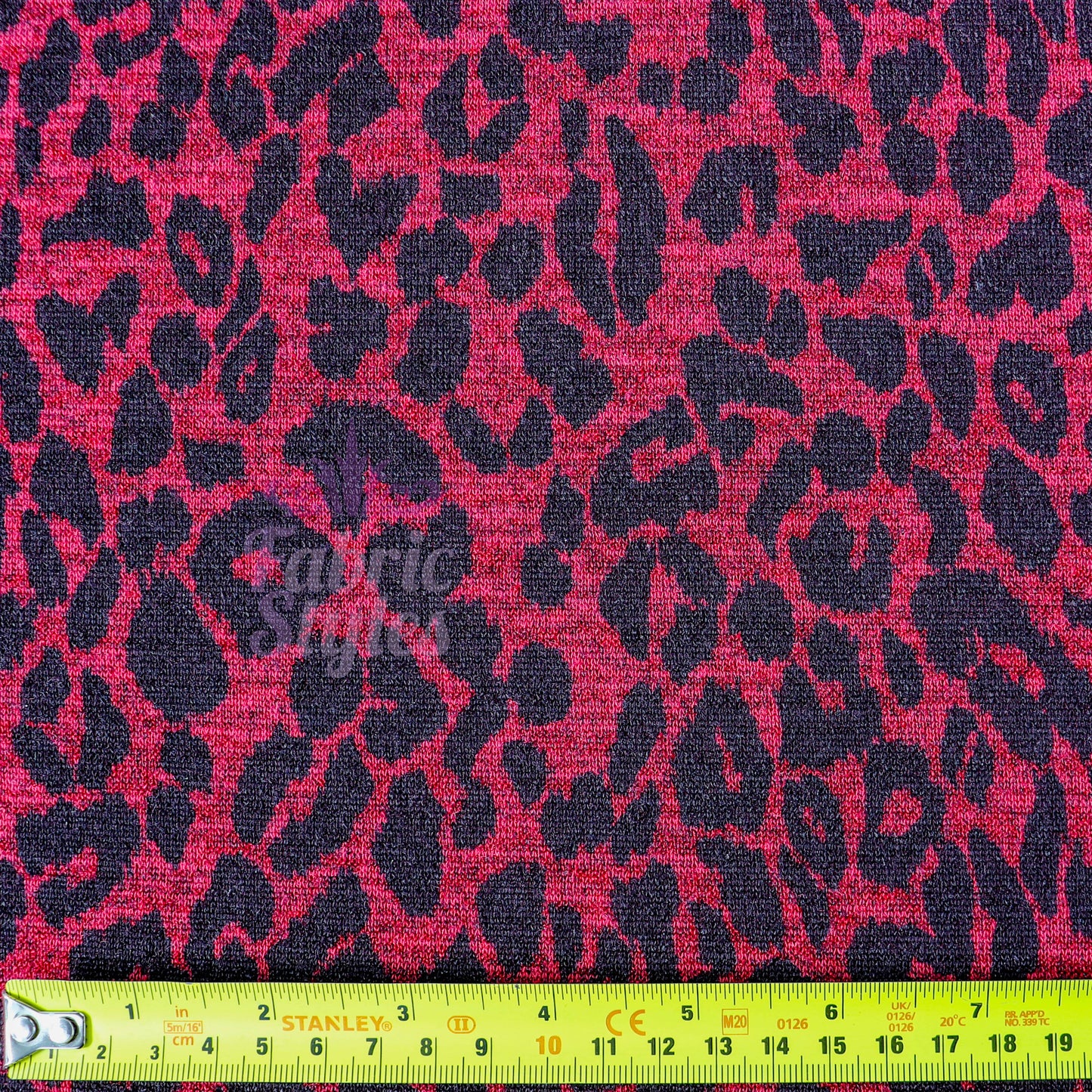 Red Leopard Animal Loungewear Fabric
