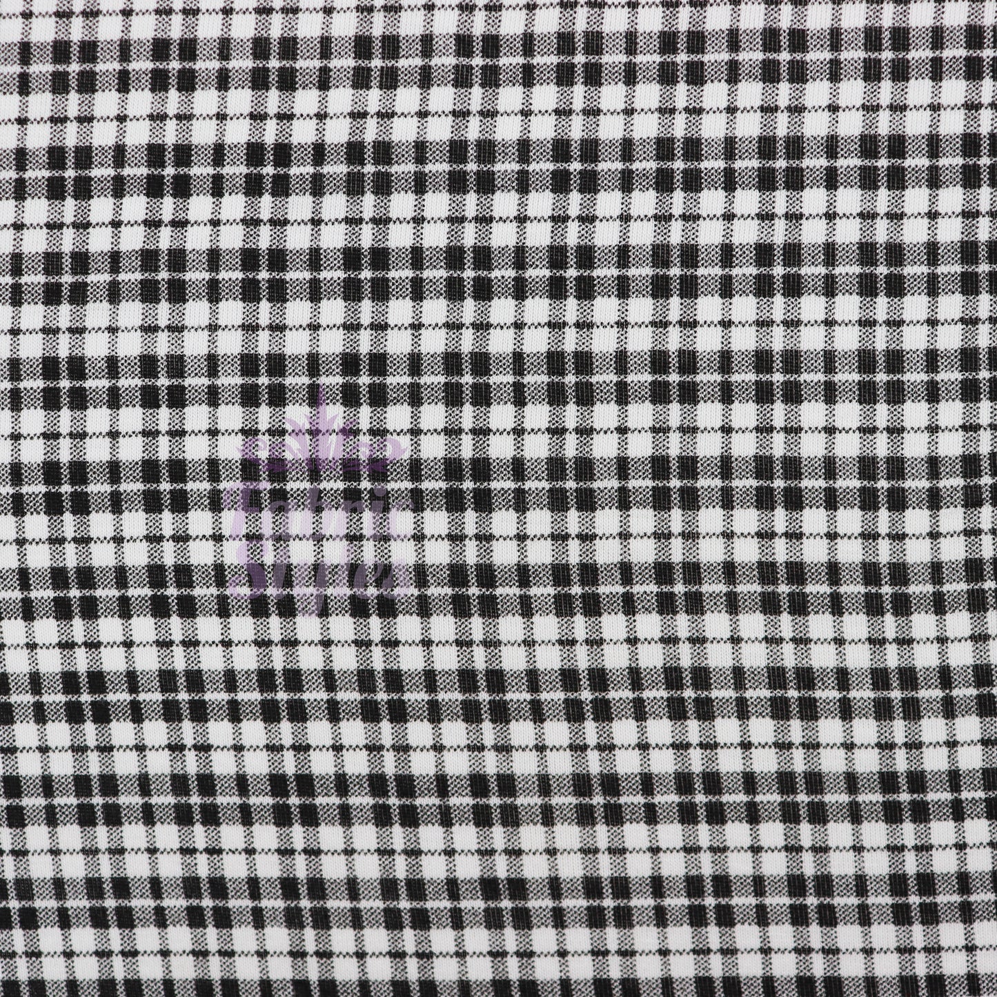 Tartan Plaid Viscose Elastane Fabric