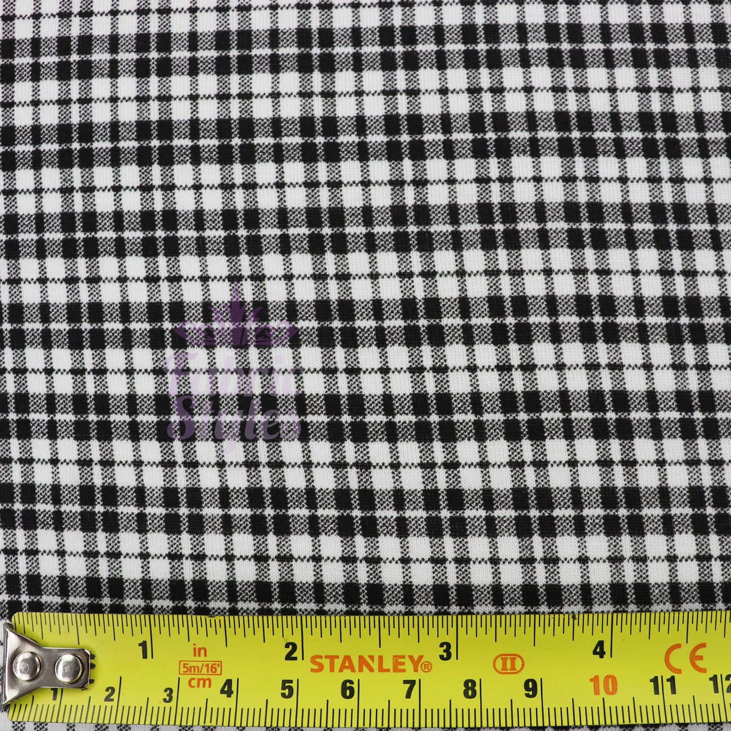 Tartan Plaid Viscose Elastane Fabric