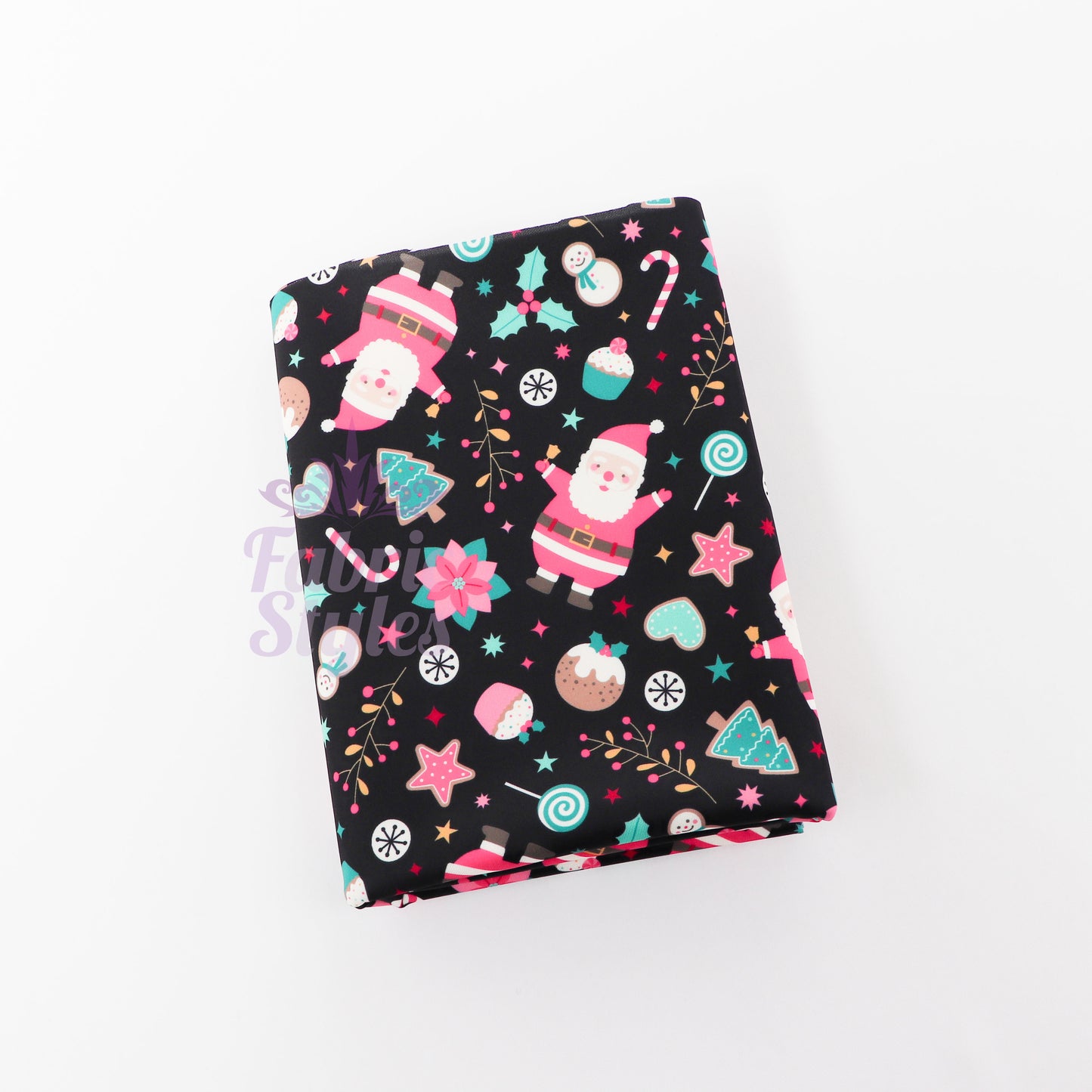 Santa & Sweets Christmas Fabric