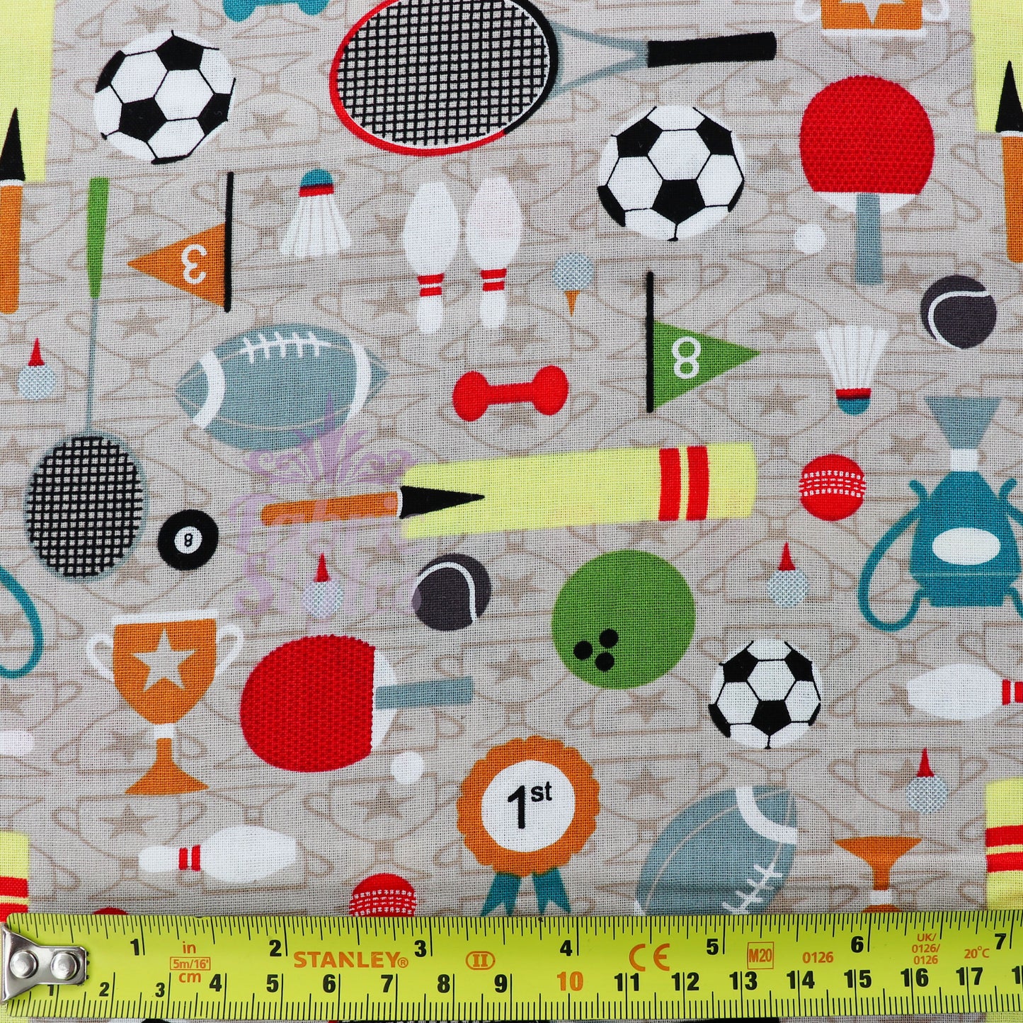 Sports Day Cotton Fabric