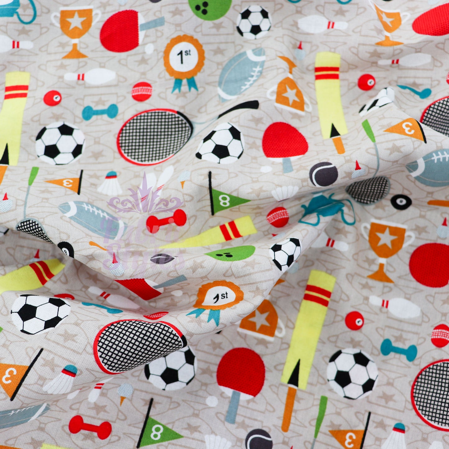 Sports Day Cotton Fabric