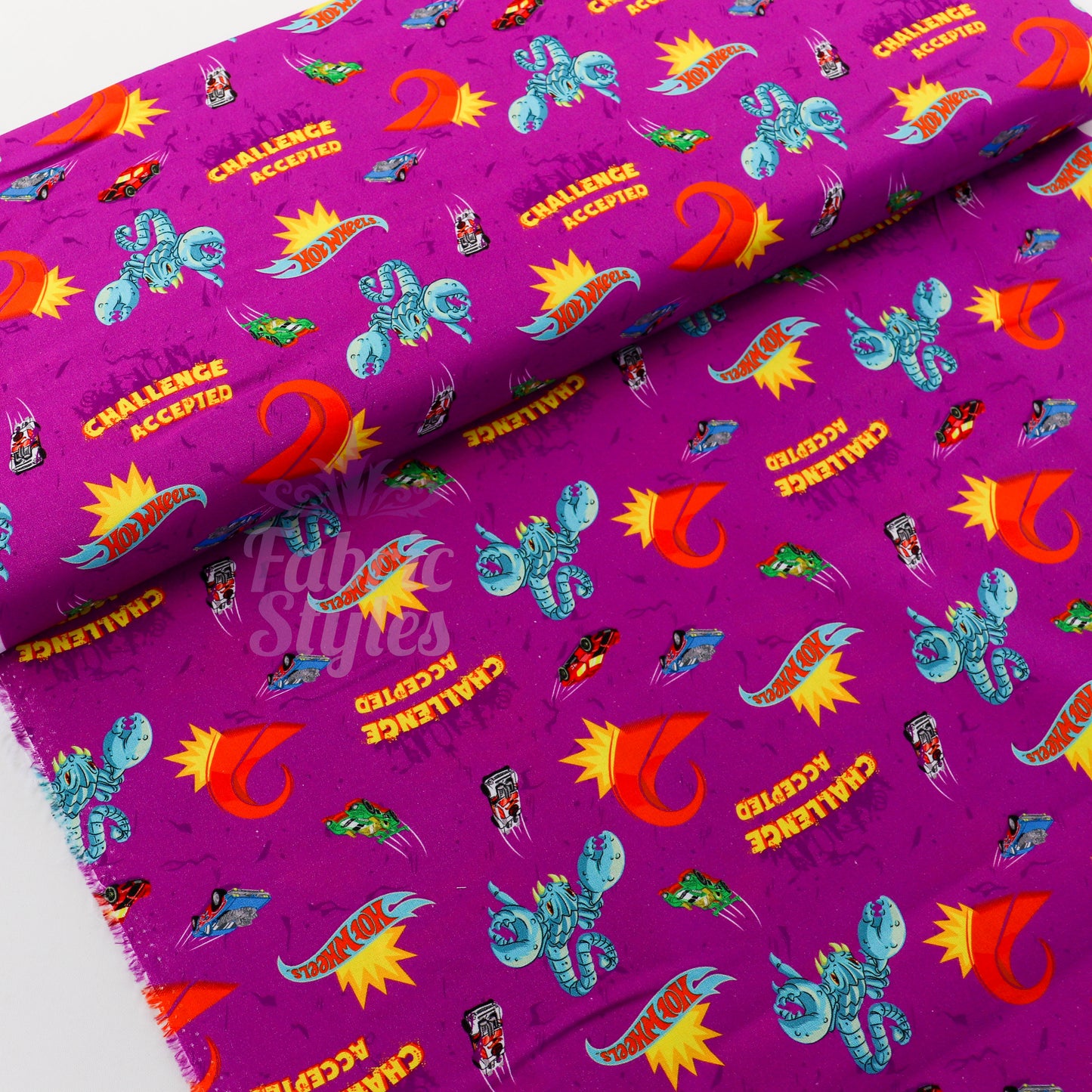 Hot Wheels Scorpion Cotton Fabric