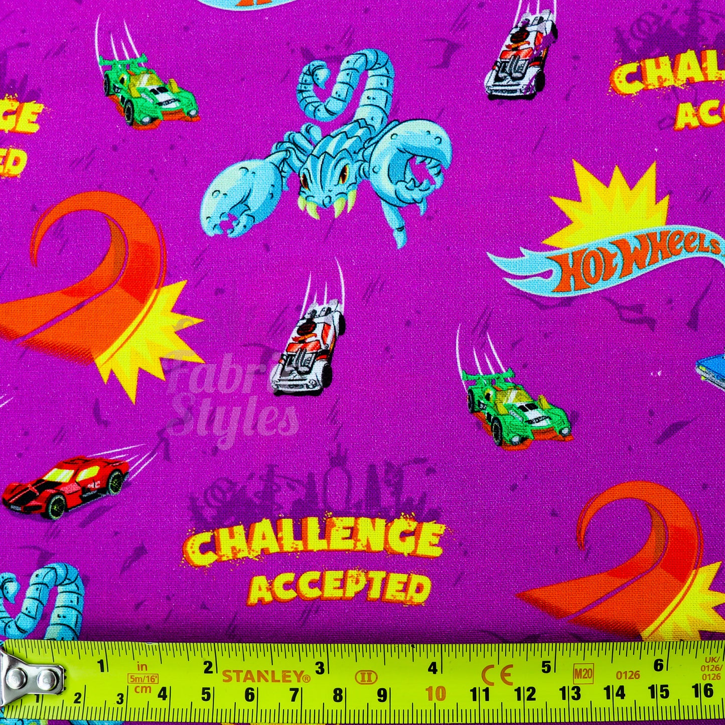 Hot Wheels Scorpion Cotton Fabric