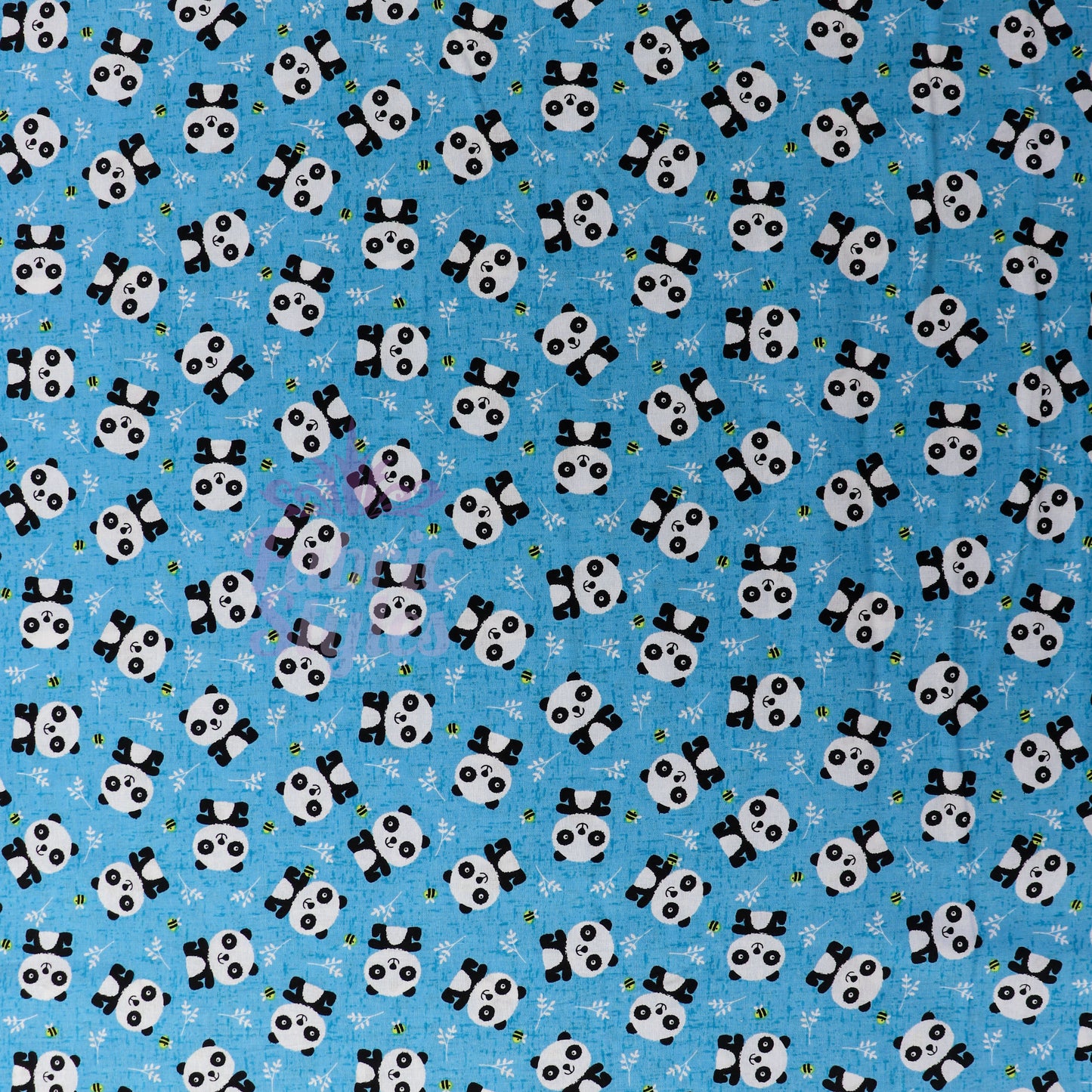 Panda Face Cotton Fabric