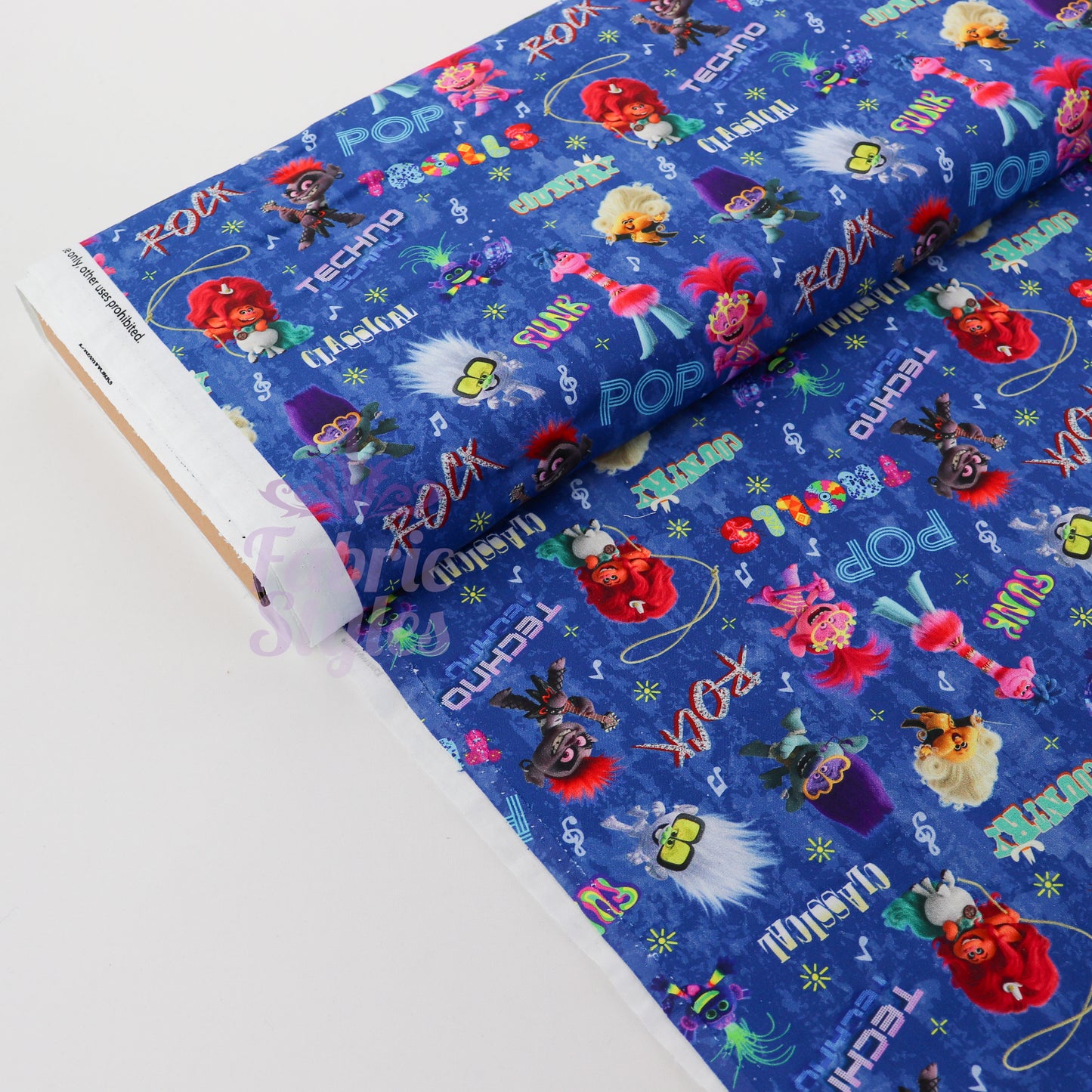 Trolls Techno Rock Cotton Fabric