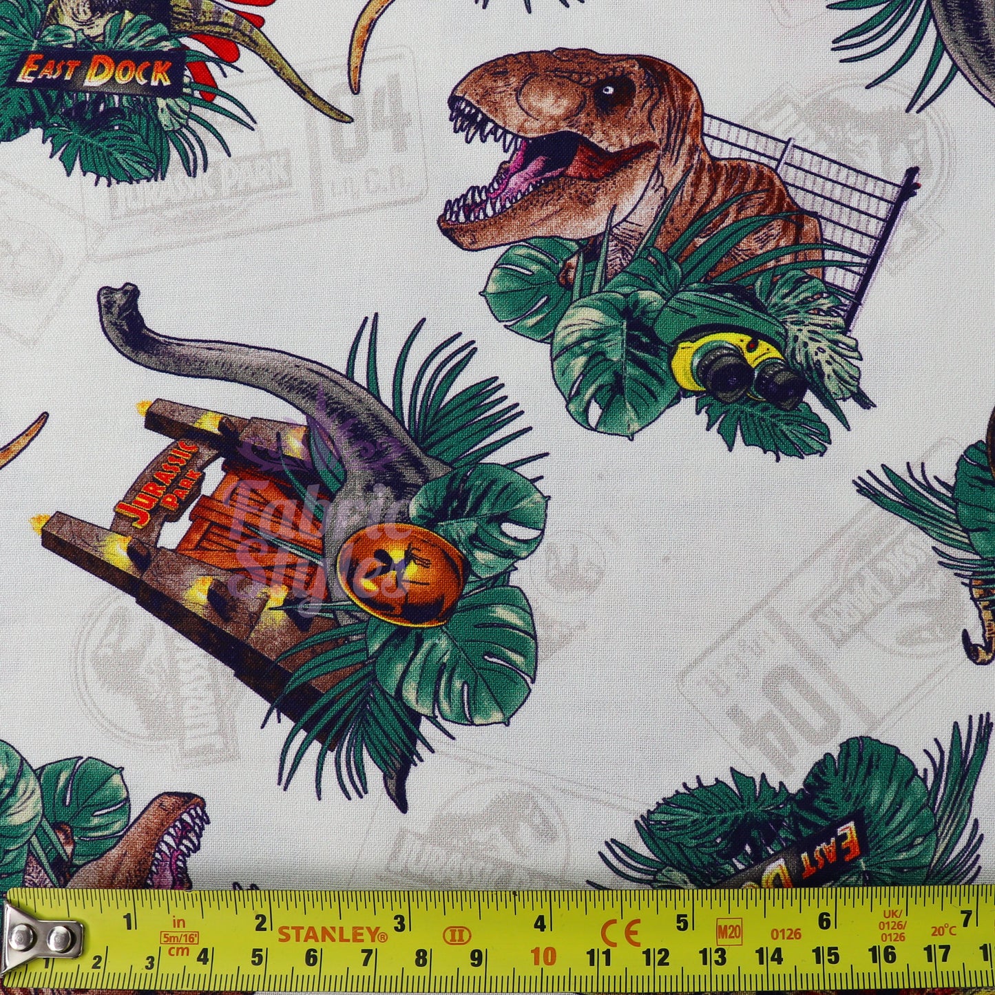 Jurassic Park Cotton Fabric