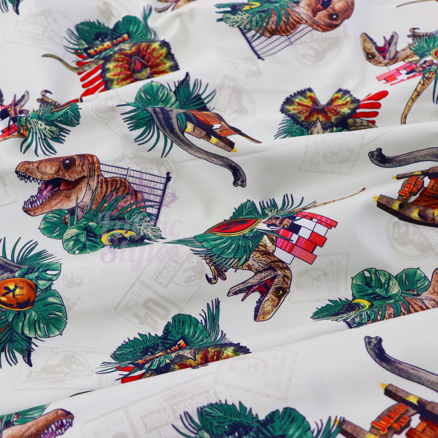 Jurassic Park Cotton Fabric