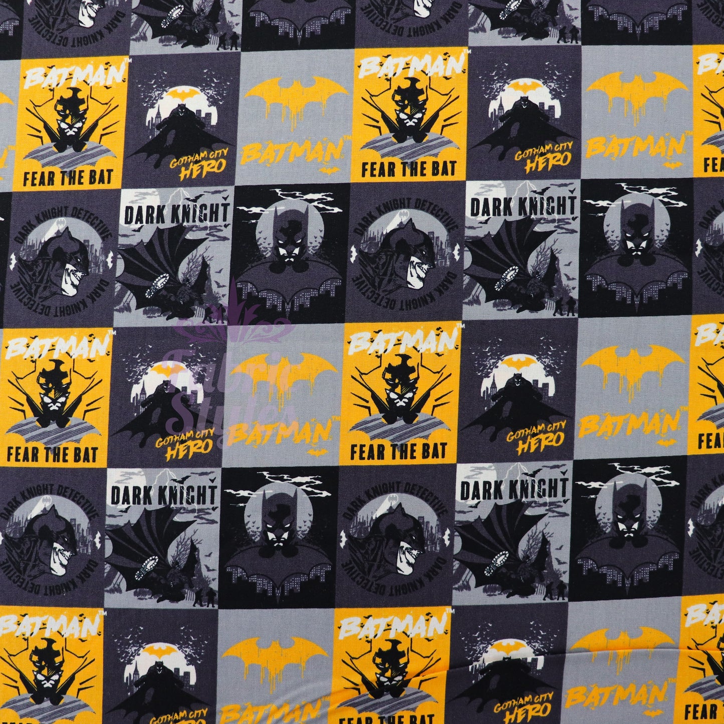 Fear the Bat Cotton Fabric