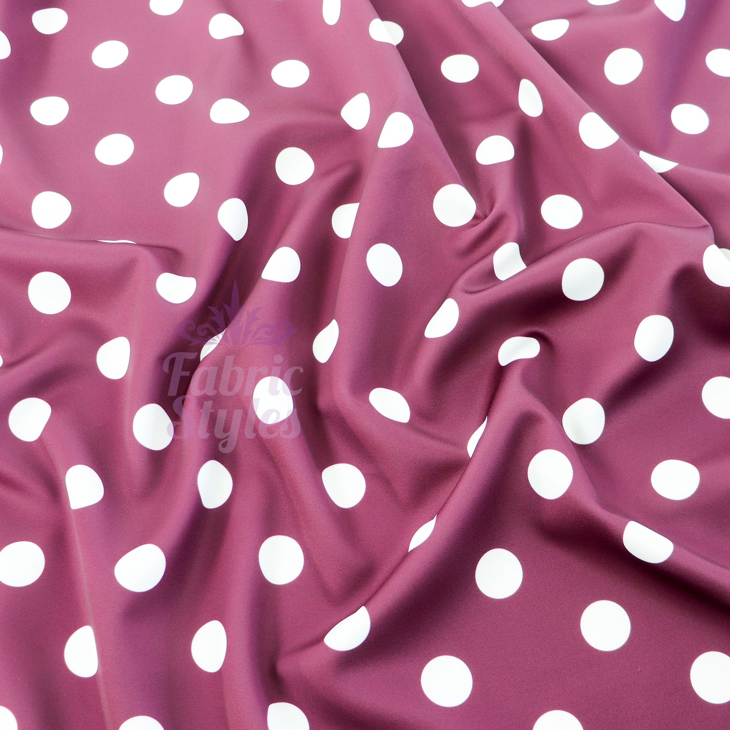 Polka Dot Scuba Fabric