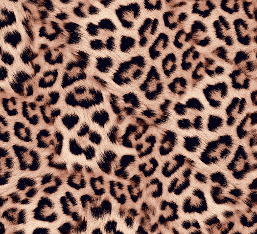 FS1132 Leopard Wave Velvet Stretch Knit Fabric