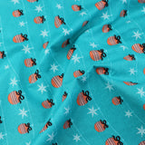 FS682_2 Festive Mount Baubles Cotton Fabric Green | Fabric | blue, celebration, Christmas, Cotton, drape, Dream, Fabric, fashion fabric, Festive, Light blue, making, SALE, sewing, Skirt, Snowflake, Xmas | Fabric Styles