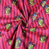 FS635_4 Harry Potter Gryffindor | Fabric | Children, Cotton, Fabric, FS635, Gryffindor, Harry Potter, Red | Fabric Styles