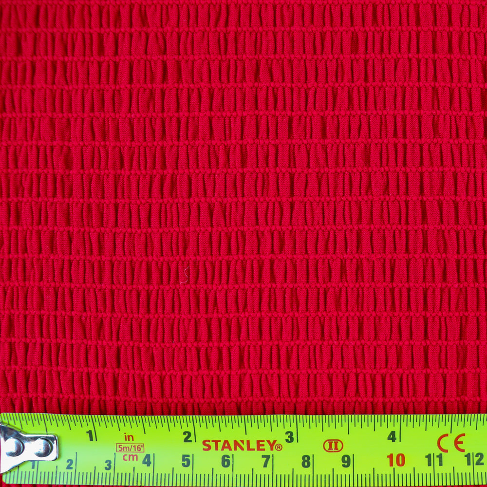 FS1154 Red Crinkle Fabric | Fabric | Crinkle, fabric, red, Swimwear | Fabric Styles