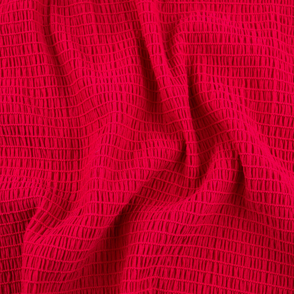 FS1154 Red Crinkle Fabric | Fabric | Crinkle, fabric, red, Swimwear | Fabric Styles