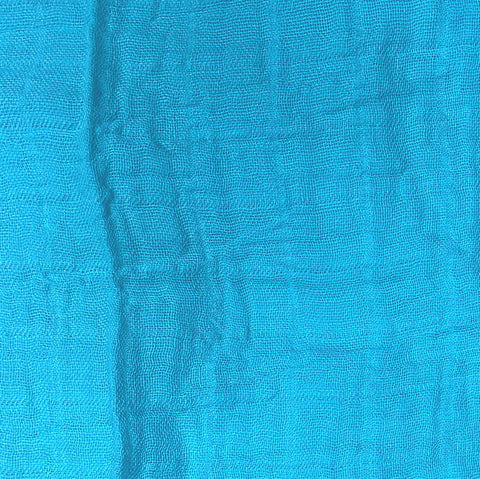 FS595_2 Bambino Muslin Turquoise | Fabric | Bambino, Cotton, Cotton SALE, Denim, elastane, Fabric, fashion fabric, jersey, Light blue, Limited, making, Muslin, SALE, sewing, Skirt, Stretchy, Watercolour | Fabric Styles