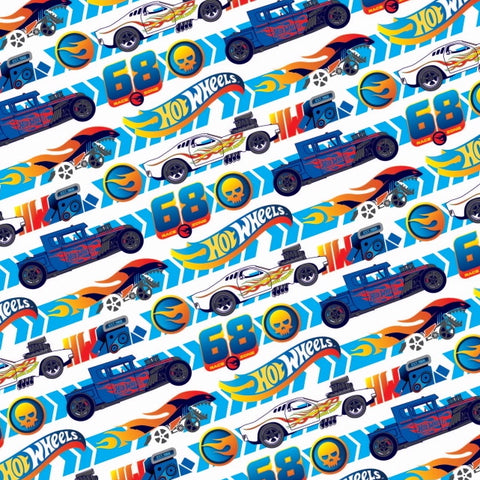 FS1189_1 Hot Wheels Challenge Accepted Racing White Cotton Fabric | Fabric | 100% Cotton, Animal, Animals, Black, Children, Childrens, Cotton, Fabric, fashion fabric, Funny, Hot Wheels, Kids, Monsters, New, Racing Car, sewing, Tracks, Tropical, United kingdom, Wheels | Fabric Styles