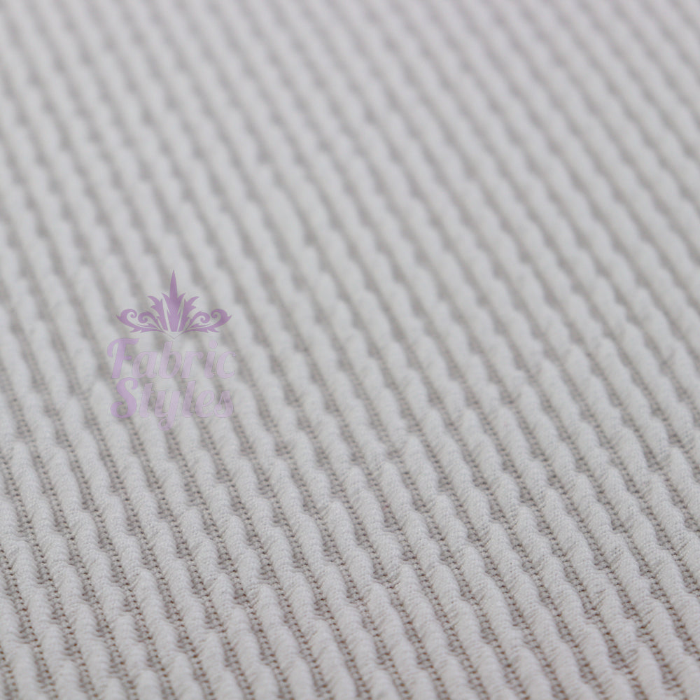 FS1025 Horizontal Crinkle Fabric | Fabric | Crinkle, drape, Fabric, fashion fabric, jersey, making, Plain, sewing, stretch, Stretchy, Swim, Swimming, Swimwear, white | Fabric Styles