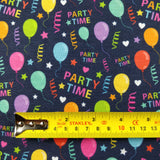FS163 Party Time Balloons | Fabric | Balloons, Child, Children, drape, Exclusive, Fabric, fashion fabric, jersey, Kids, making, Multi Colour, Party, Party Time, Sale, sewing, spun polyester, Spun Polyester Elastane, Stretchy | Fabric Styles
