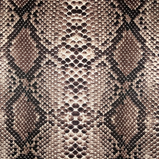 FS062_4 Brown Snake Skin | Fabric Styles