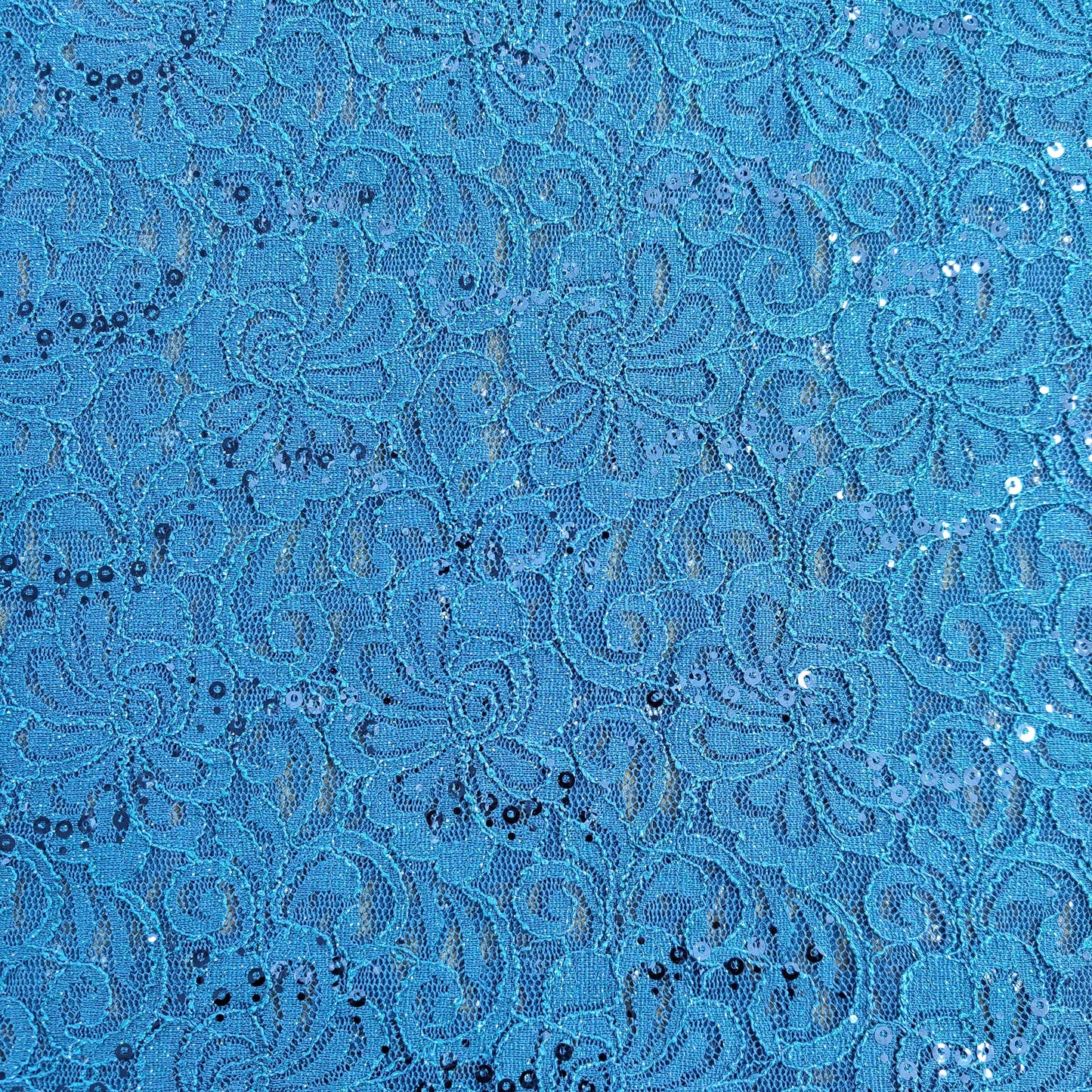 FS508_1 Floral Sequins Lace | Fabric | drape, Fabric, fashion fabric, Lace, New, Plain, Sequins, sewing, Stretchy, textured | Fabric Styles