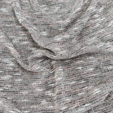 FS719_1 Grey Loose Knit Stretch Fabric | Fabric | drape, Elastane, Fabric, fashion fabric, Grey, Jersey Knit, knit, knit wear, Knitted, knitwear, Light Knitwear, Loose Knit, Loungewear, Loungwear, Nude, Plain, Polyester, sewing, Soft, Stretchy, Viscose | Fabric Styles