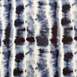 FS759 Navy Tie Dye Stripe | Fabric | Blue, drape, Fabric, fashion fabric, sale, sewing, spun poly, Spun Polyester, Spun Polyester Elastane, Stretchy, Tie Dye | Fabric Styles