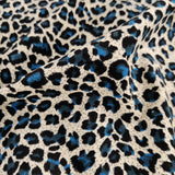 FS812_3 Leopard Spots Cord Cotton Fabric Turquoise | Fabric | Animal, Cotton, drape, Fabric, fashion fabric, Kids, Leopard, making, Rose, Roses, sewing, Skirt | Fabric Styles
