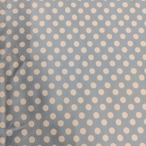 147B - 2.9m Blue Polka | fabric, limited, sale | Fabric Styles