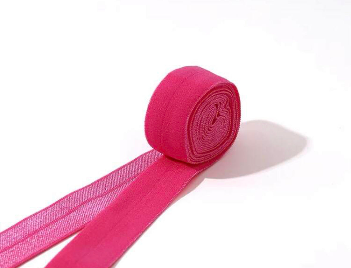 FS691_1 Fold Over Elastic | Baby Pink, Black, Blue, bra, edge, Elastic, fashion fabric, FS495, Fuchsia, haberdashery, knickers, Lemon, lingerie, making, New, pants, Pink, Purple, sewing, Sky, Sky Blue, trimming, trimmings, Turq, Turquoise | Fabric Styles
