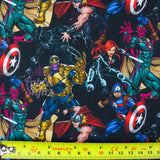 FS895_3 Avengers Heroes Cotton | Fabric | Baby, Batman, Brand, Branded, Children, comic, comics, Cotton, Defenders, Fabric, fashion fabric, Hero, Kids, Light blue, logo, Spiderman, Super Hero, superhero, Superman | Fabric Styles