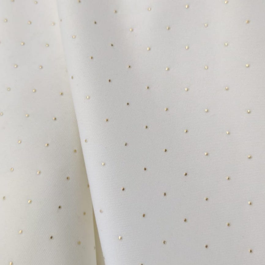 FS590_1 Gold Diamond Gel Scuba Stretch Knit Fabric Ivory | Fabric | drape, Fabric, fashion fabric, FS075, FS590, jersey, making, Navy, Nude, Plain, Scuba, sewing, Stretch, Stretchy | Fabric Styles