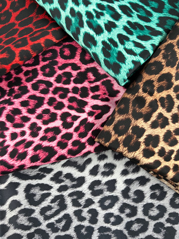 Half Metres Leopard Scuba Fabric Bundle | Fabric | bundle, Bundles, fabric, Leopard, new, New Arrivals, scuba | Fabric Styles