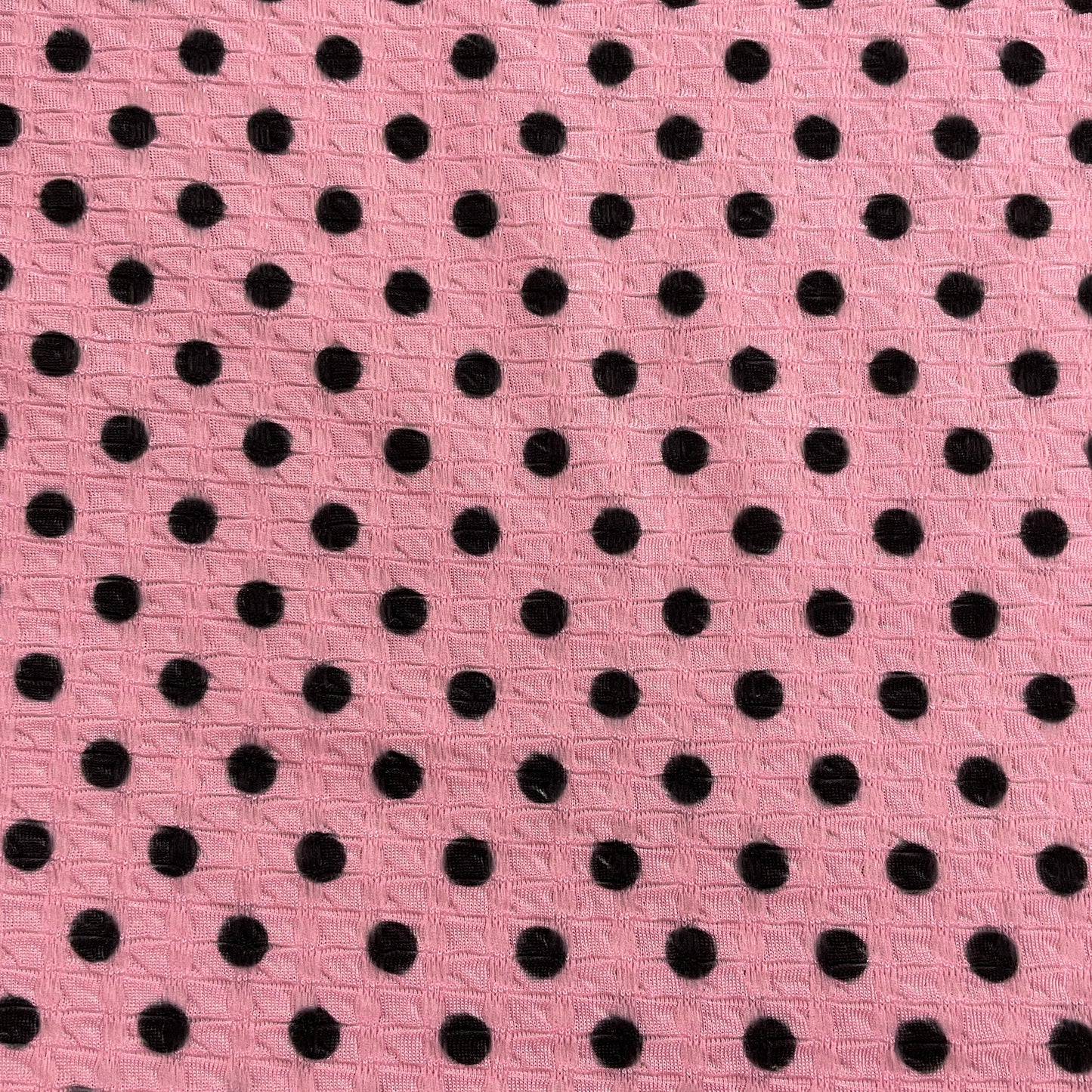 FS911 Pink Spots waffle | Fabric | fabric, jersey, Purple, sale, Spots, stretch, Waffle | Fabric Styles