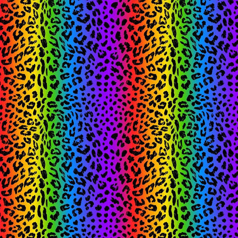 FS1023 Leopard Stripe Cotton Rainbow Rainbow | Fabric | animal, Blue flames, children, Cotton, dragon fur, drape, Fabric, fashion fabric, Fur, Kids, Leopard, Lightning, making, Rainbow, sewing, Skirt, Stripe, Tie Dye | Fabric Styles