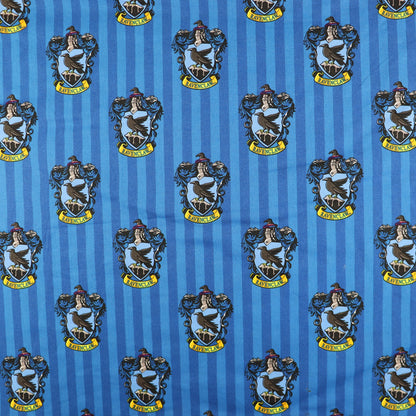 Ravenclaw Stripe Harry Potter Cotton Fabric 0.78 Metres