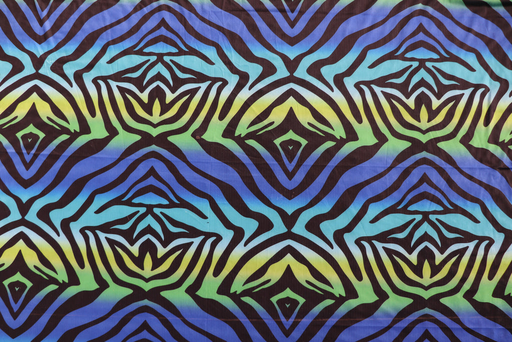 Zebra Tie Dye Power Mesh