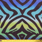 Zebra Tie Dye Power Mesh