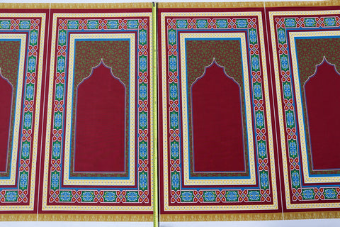Burgundy Prayer Mats | Other Rugs & Carpets | drape, Fabric, fashion fabric, Green, Islam, making, Mat, Musalla, Musallah, Ponte, Pray, Prayer Mat, Scuba, sewing | Fabric Styles