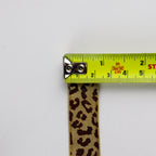 3/4 Inch Shiny Leopard Print Ribbon