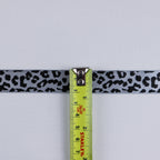 3/4 Inch Shiny Leopard Print Ribbon