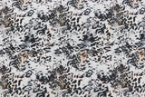 FS1257 Wild Leopard Print Jersey Stretch Power Mesh Fabric