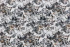 Snow Leopard Print Power Mesh Fabric