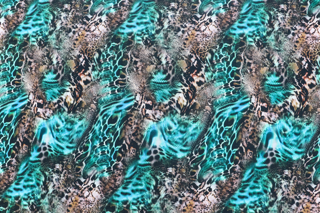 Snake Leopard Print Abstract