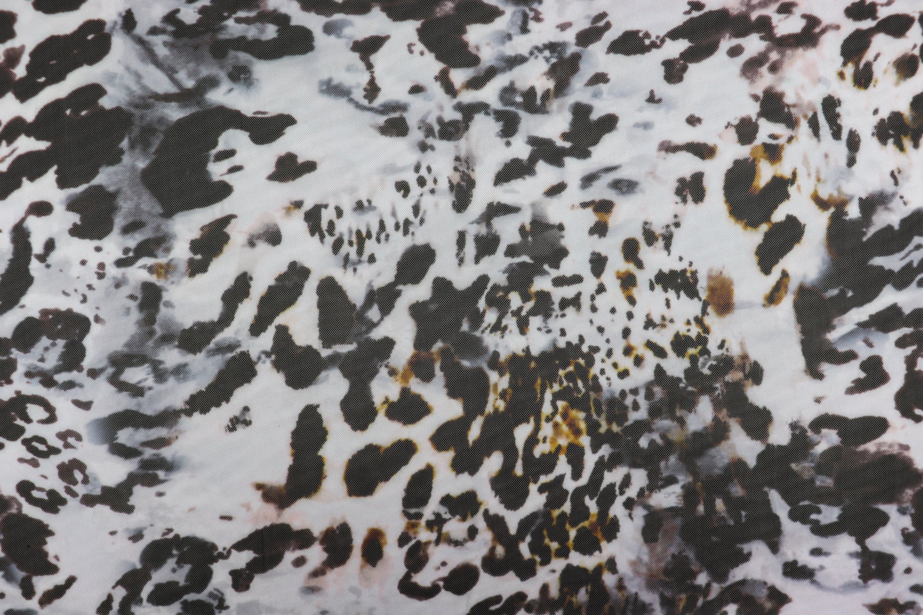 Snow Leopard Print Power Mesh Fabric