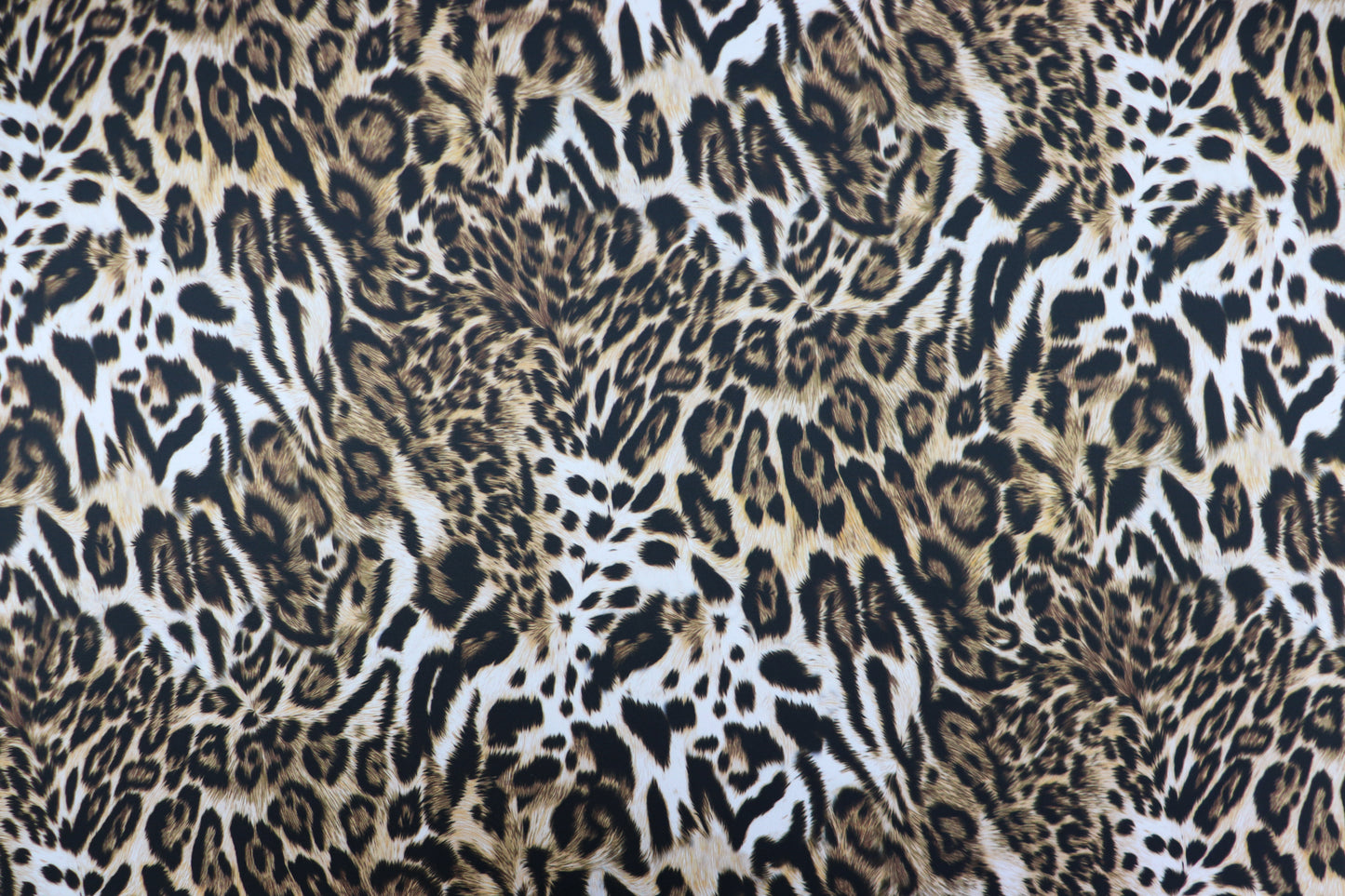 Leopard Skin Animal Print Scuba Stretch Knit Fabric (FS1260)