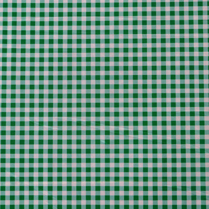 Green Gingham Power Mesh (13E)
