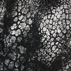 Gold Lurex Foil Snake Scale