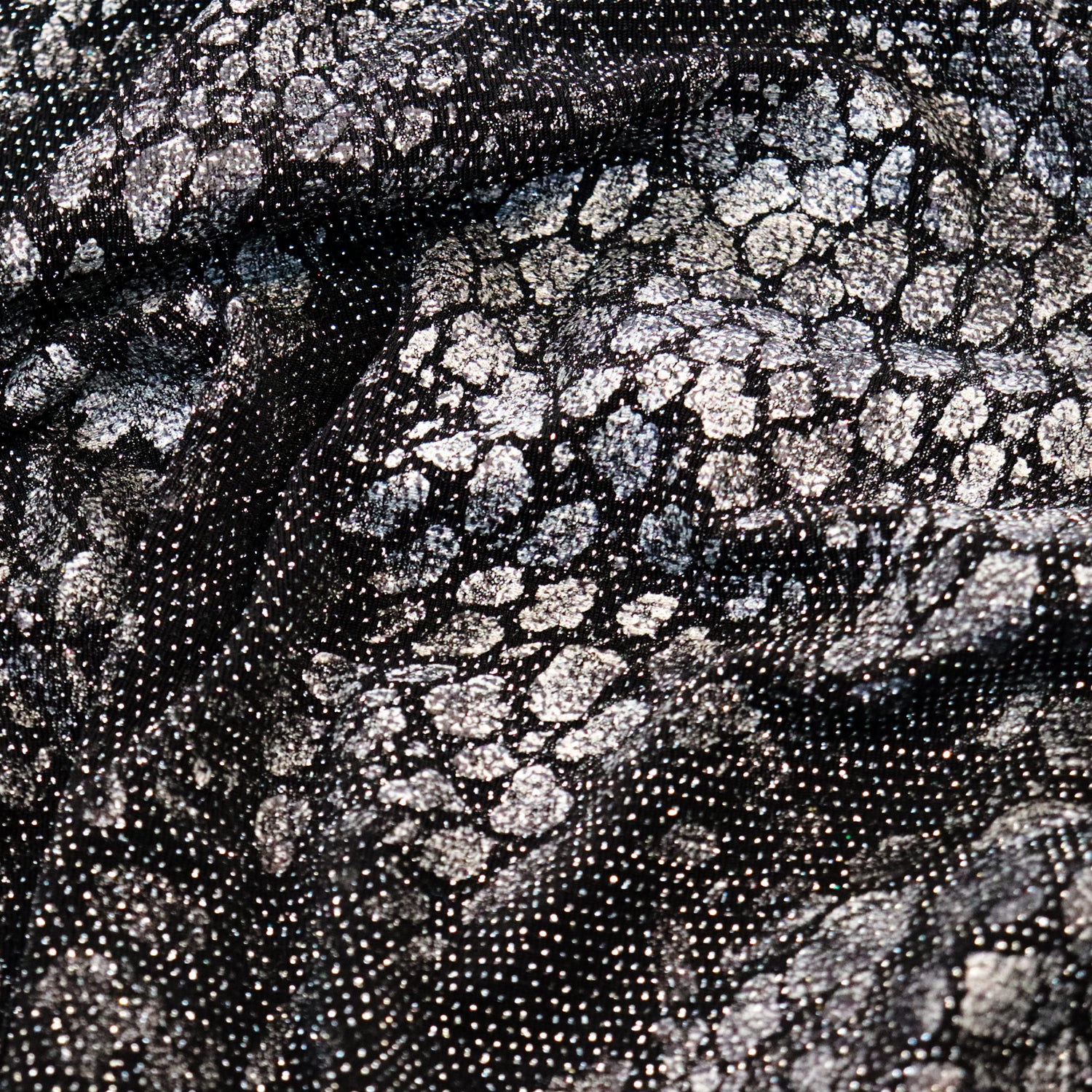 Gold Lurex Foil Snake Scale
